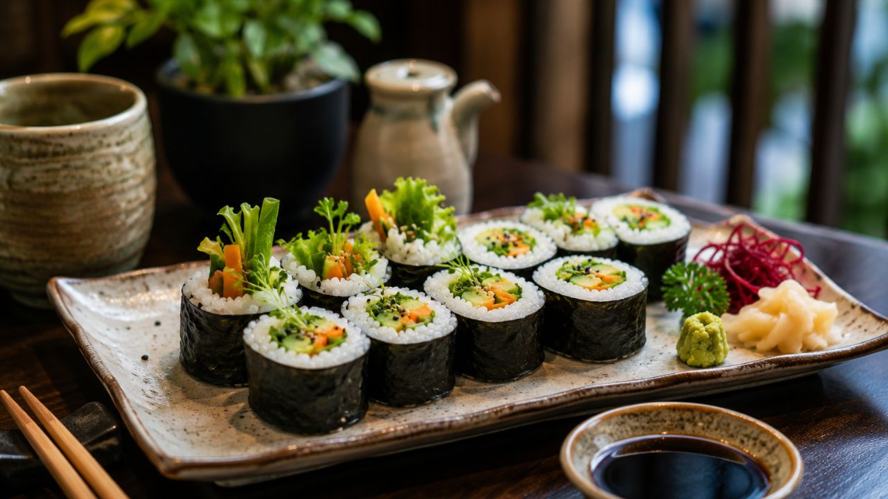 Vegetable Sushi Rolls